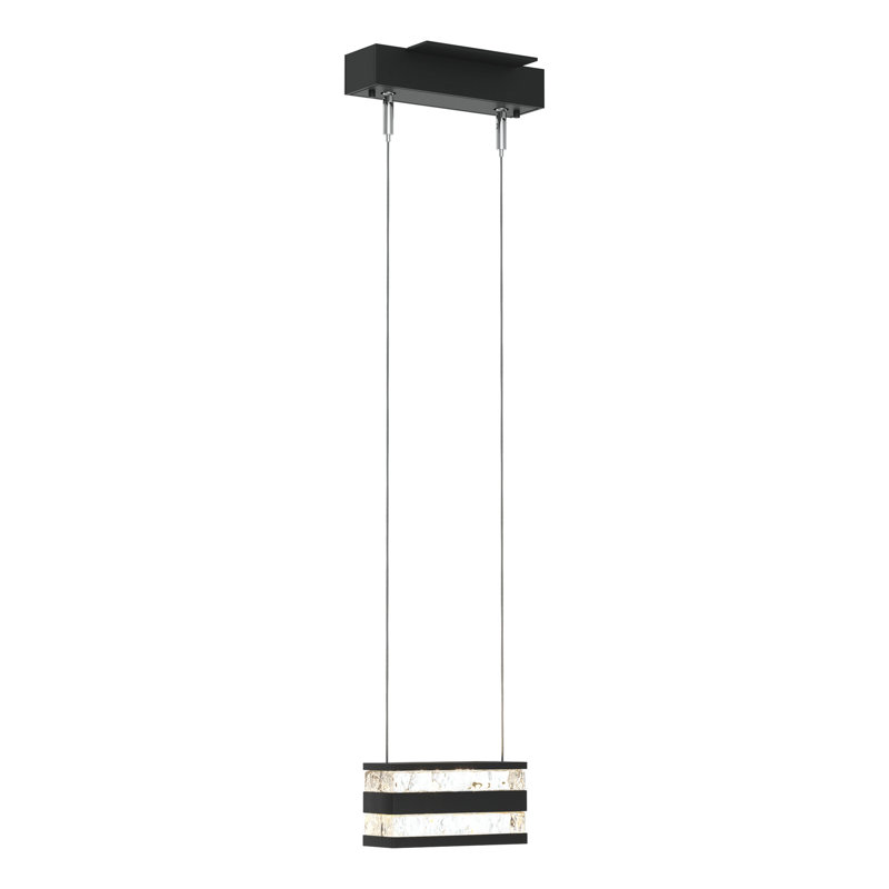 Luminaire suspendu à DEL Stacks, Noir