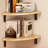 Corner Wall Shelf - Solid Wood Fan-Shaped Storage & Display-731292729