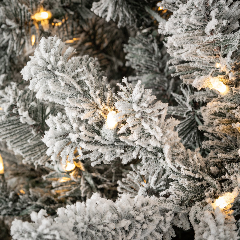 The Holiday Aisle® 9' Lighted Artificial Pine Christmas Tree | Wayfair