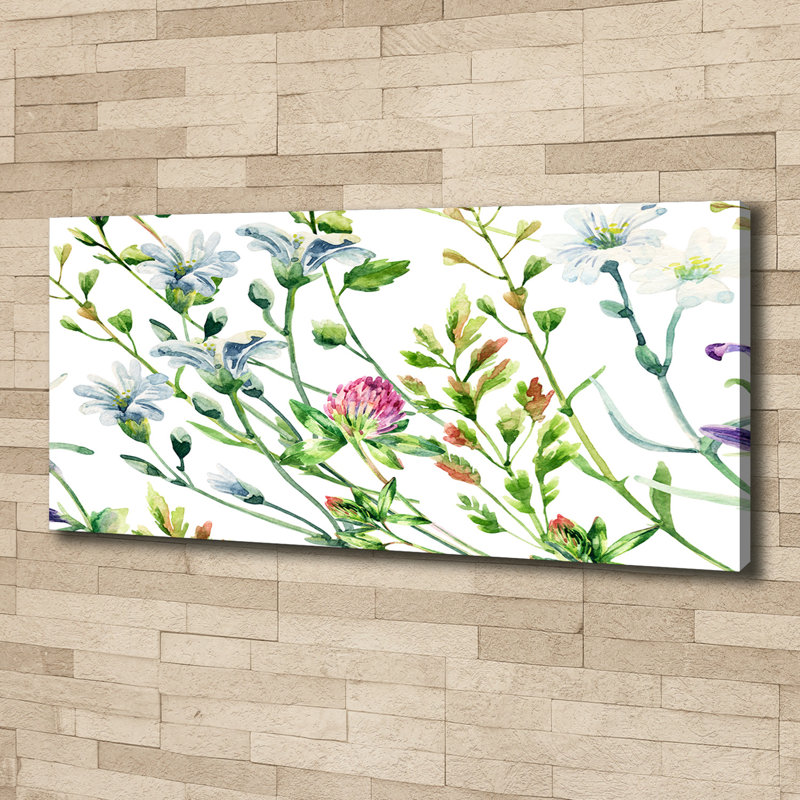 Wild Flowers - Wrapped Canvas Print