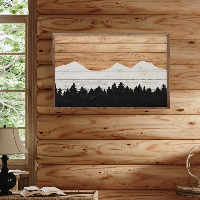Set Three Sisters Mountains Right View, 5" H x 8" W