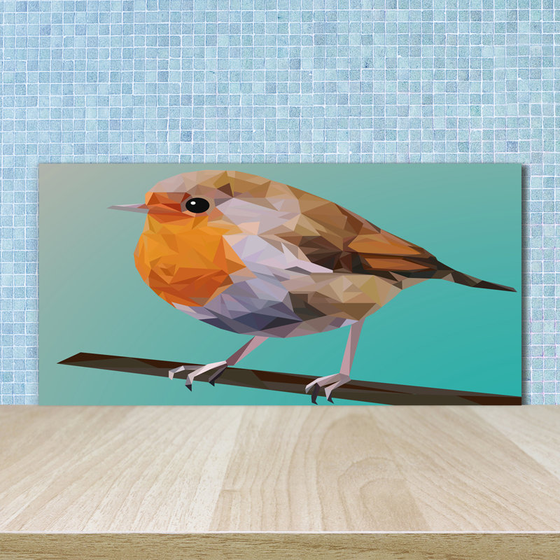50cm W x 100cm L Glass Peel and Stick Panel