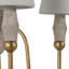 Clay Vintage Gold Double Wall Sconce - 10.75 In. D X 19.5 In. H-591654105-591654087