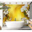 Murale Peel & Stick Glam - orchidée en or-1173450962-1173454835