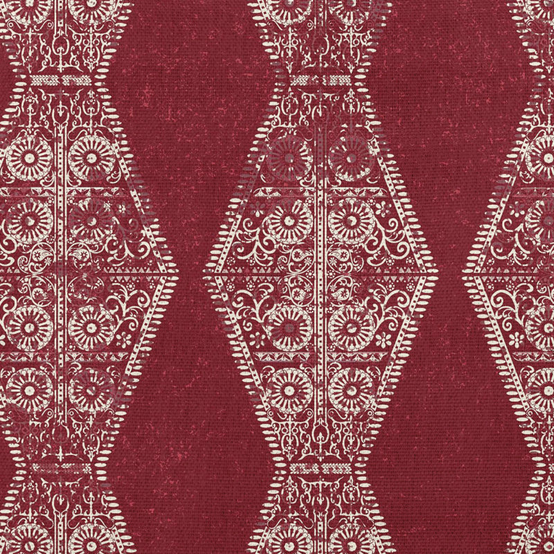 Housse de coussin d'extérieur carré Pyramid, 20 po x 20 po, Rouge foncé