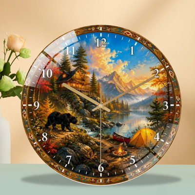 Glass Digital Wall Clock