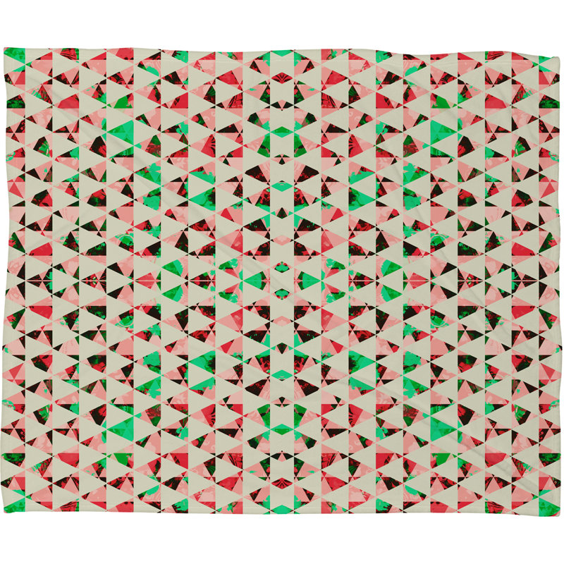 Jeté en polaires en peluche de tons fêtes shards Caleb Troy, Moyen