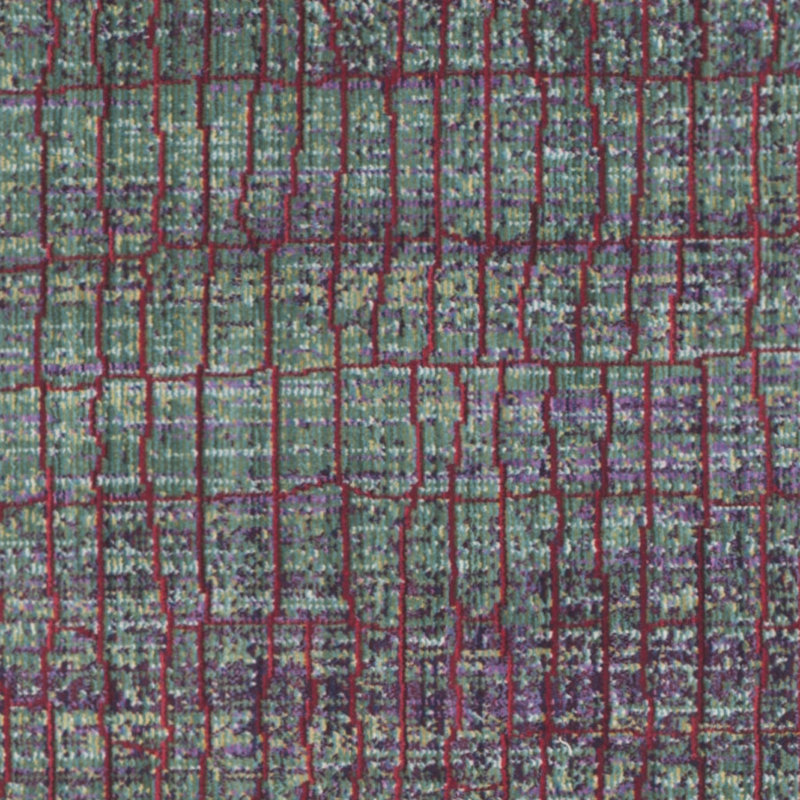 Tapis géométrique Chantae Valencia Performance, Tapis de couloir 2 pi 3 po x 8 pi