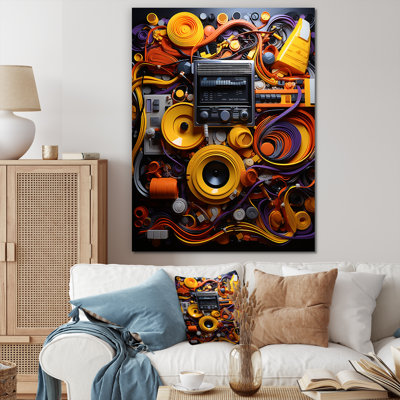 «Eclectic Musical Mosaic 1 - Jukeboxes», art mural
