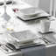Piece Porcelain China Dinnerware Set - Service for 6