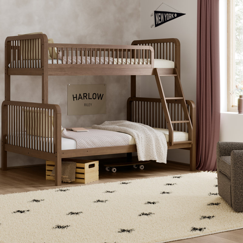 Storkcraft Pasadena Twin Over Full Bunk Bed - Hazelnut, Hazelnut