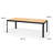 Bahjat 8 - Person Patio Dining Set with Rectangular Table