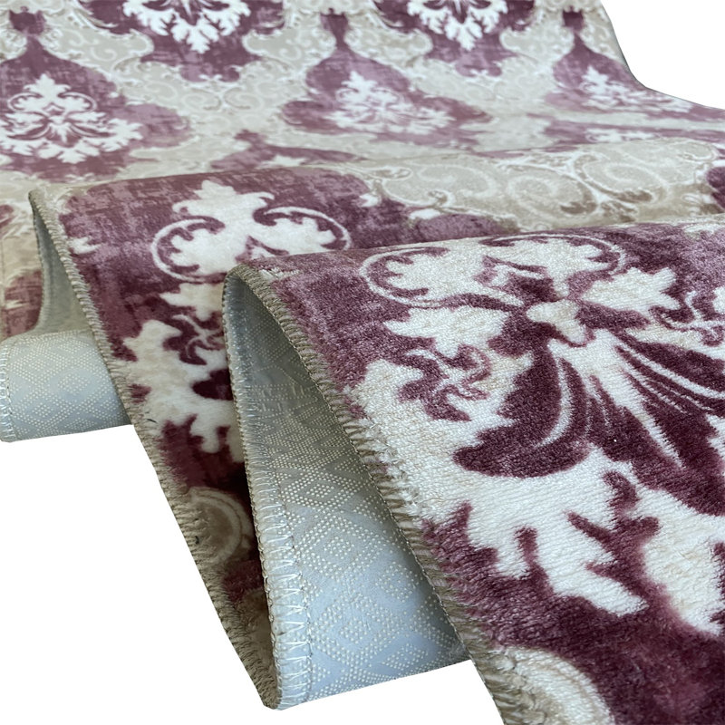 Tapis en polyester tissé à la machine Myra, Tapis de couloir 3 pi 3 po x 18 pi 1 po