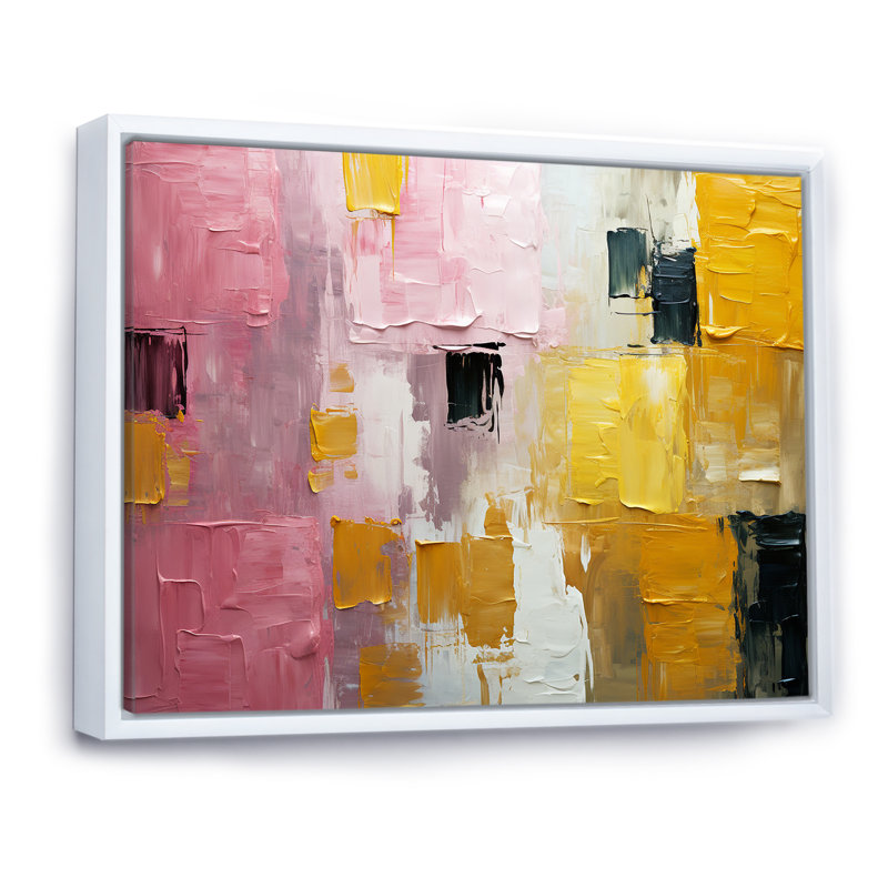 «Submission Of Significance», reproduction d'art sur toile, Cadre flottant blanc, H 34 po x l 44 po x P 1,5 po
