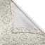 Rideau de fenêtre décoratif à 2 panneaux Latitude Run® Rose, 50 po x 63 po, beige noix de coco-106353275