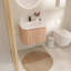 Meuble-lavabo mural avec lavabo, meuble-lavabo flottant moderne-1829349181
