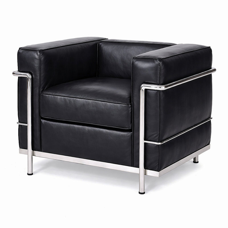 Fauteuil Petit Modele noir grain