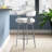Kellum Swivel Counter and Bar Height Barstool with Arms in Faux Leather Upholstery and Metal Legs-90763181-90763189-90850231