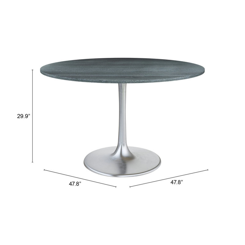 Table de salle à manger 48 po, 29.9" H x 48" W x 48" D