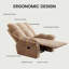 Light Brown Adjustable Recliner Chair