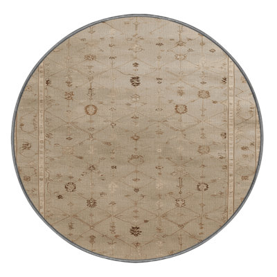 Machine Washable Turkish Gray Area Rug