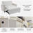 Multi-functional Tufted Back And Cushions Upholstered Convertible Velvet Loveseat Futon Sleeper Sofa W/pullout Sofa Bed-2079185731