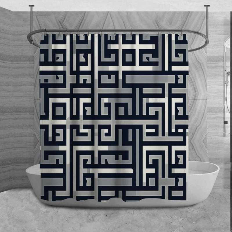 Rideau de douche Marcotta, H 73 po x l 70 po
