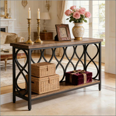 2-Tier Plant Stand,Entryway Table,Console Table,Sofa Table