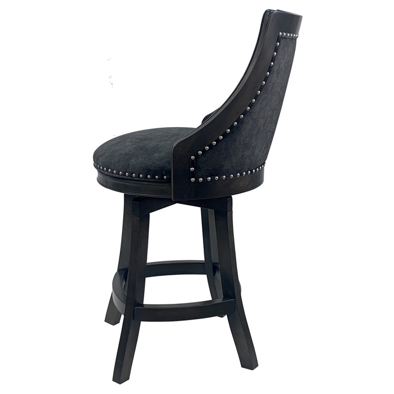 Tabouret de bar pivotant très grand Irminger, Tabouret de comptoir (siège d'une hauteur de 26 p