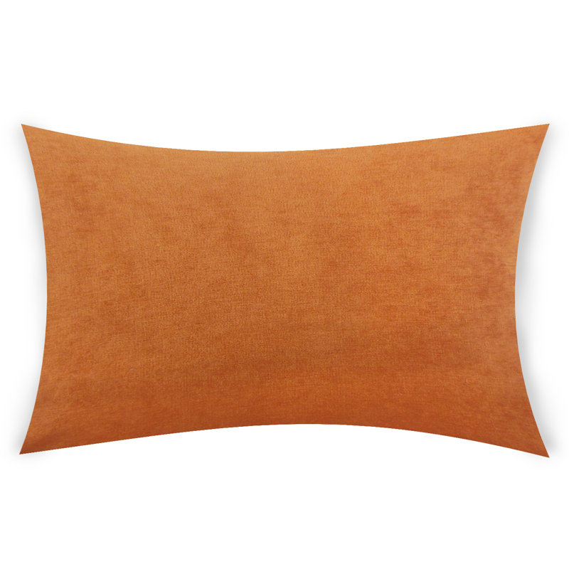 Housse et insert de coussin rectangulaire , Gingembre, 12 po x 18 po