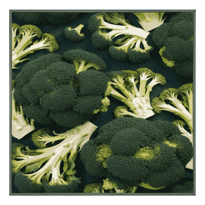  Tapis lavable avec légumes Romanesco