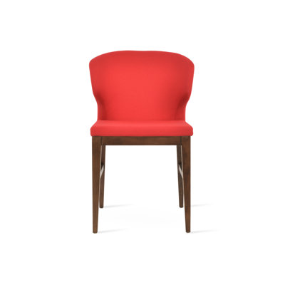 Amed Stretchers Wood Side Chair