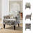 Iliana 27.15" Wide Transitional Upholstered Armchair with Nail Head Trim-1031670882