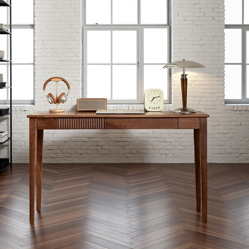 A simple desk,  29.53" H x 62.99" W x 15.75" D