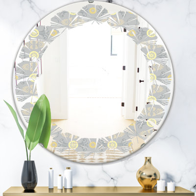 Miroir mural doré sans cadre