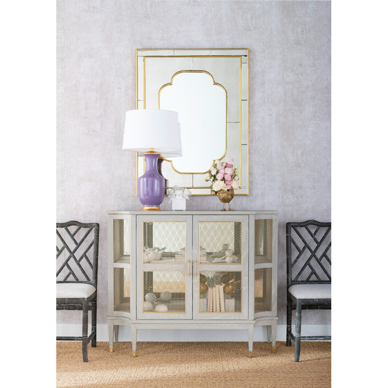Thalia Table Lamp, Gold/Lilac