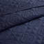 Couvre-lit réversible en microfibre 100% bleu marine / bleu marine captivant-119448437-119448442