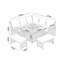 Andrius 7-Person Seating Group with Cushions