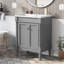 Meuble-lavabo simple 24 po avec plateau Sharlyne-631234026