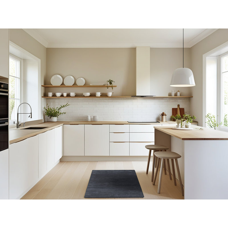 Tapis contemporain gris, Rectangle 2 pi x 3 pi
