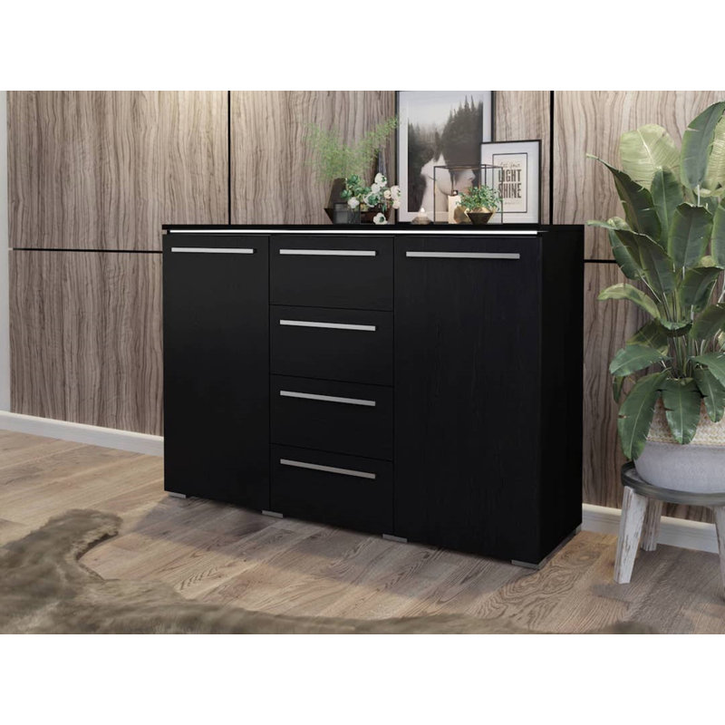 Morena 132cm Sideboard, Black