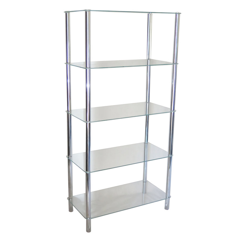 Oluf 141cm H x 70cm W Steel Standard Bookcase