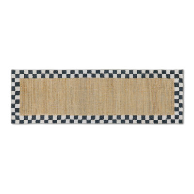 Naturals Check Washable Rug