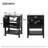 Bathroom Vanity with Back Open Structure and Adjustable Shelf-1911648387