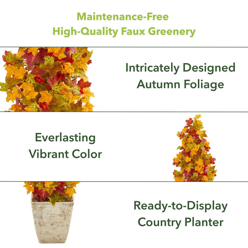 40'' Faux Maple Tree in Planter