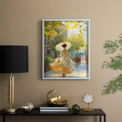 «WOMEN Series DCCCLV», reproduction d'art encadrée - bois massif