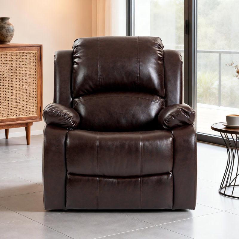 94cm Wide Standard Recliner, Brown