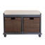 Banc de rangement en tissu Arnott