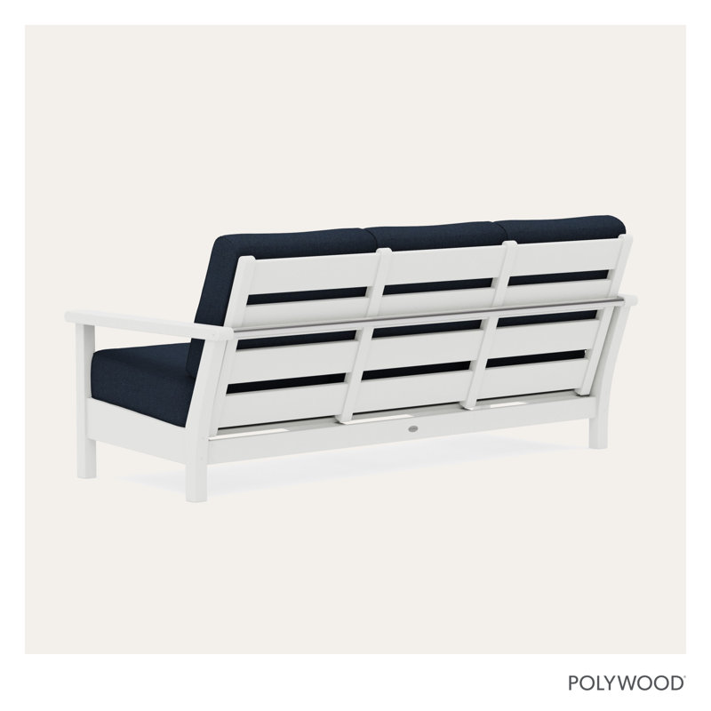 Harbour Deep Seating Sofa, Marine Indigo, White