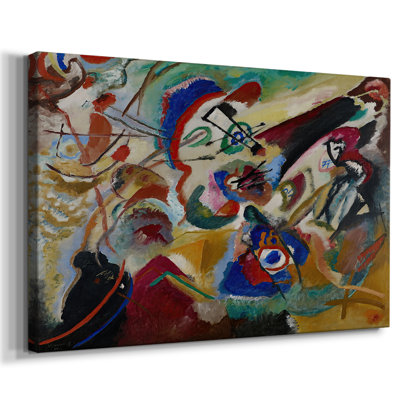 Improvisation (Abstract Composition)-Wassily Kandinsky-Gallery Wrapped Canvas-1913